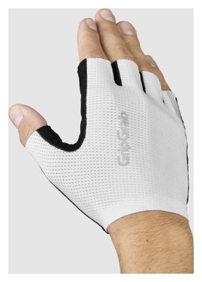 GripGrab PACR InsideGrip Summer Short Gloves White