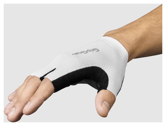 GripGrab PACR InsideGrip Summer Short Gloves White