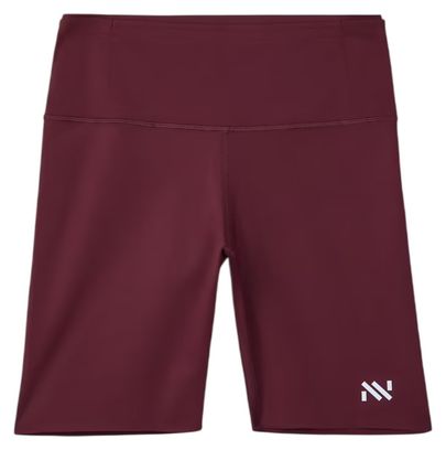 Pantaloncini da ciclismo NNormal Race Bordeaux da donna
