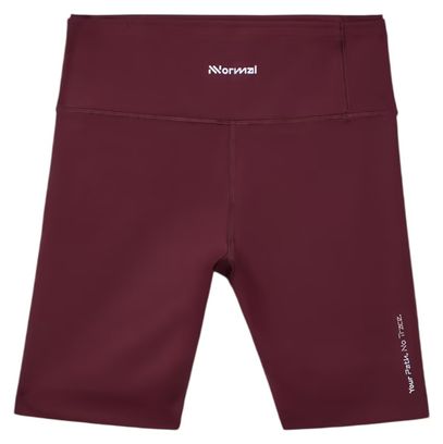 Pantaloncini da ciclismo NNormal Race Bordeaux da donna