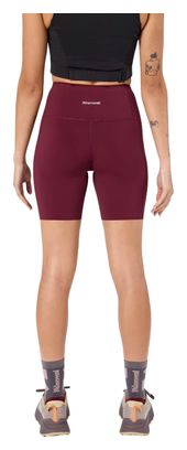 Pantaloncini da ciclismo NNormal Race Bordeaux da donna