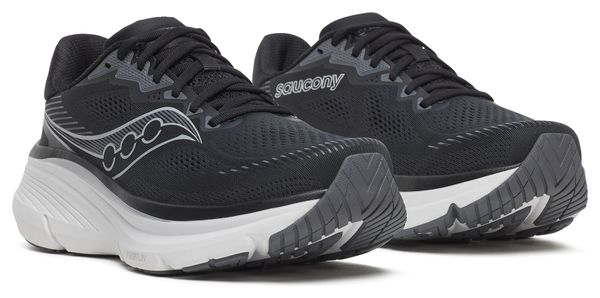 Scarpe da corsa Saucony Guide 19 Large Nero/Argento Uomo