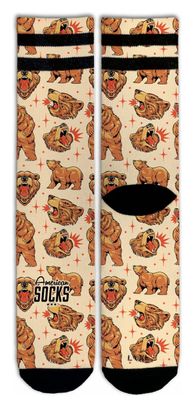 Grizzly - Chaussettes Graphiques Techniques Coolmax - Cyclisme  Running et Sport