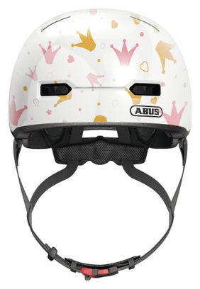 Abus Skurb Kid Casco Infantil Coronas Blancas