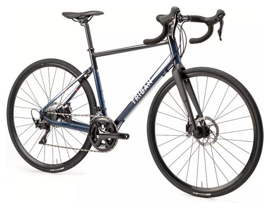 Bicicleta de carretera para mujer Triban RC520 Disc Shimano 105 Night Blue