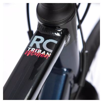 Women's Road Bike Triban RC520 Disc Shimano 105 Night Blue