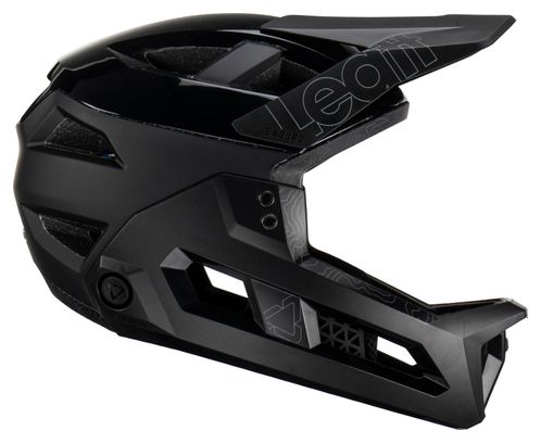 Casque avec Mentonnière Amovible Leatt Enduro 3.0 Noir
