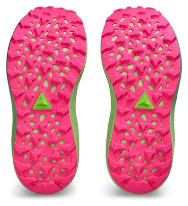 Asics Trabuco Max 2 Negro Rosa Verde Zapatillas de trail para mujer