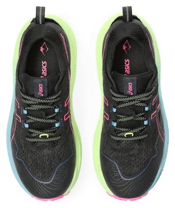Asics Trabuco Max 2 Black Pink Green Women's Trail Shoes