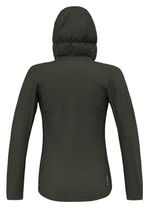 Salewa Puez Aqua Khaki Giacca impermeabile da donna