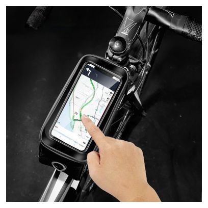 Borsa da telaio bici con supporto smartphone WILD MAN
