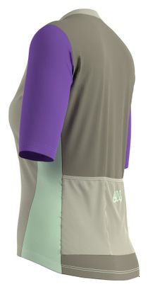 Maglia a maniche corte Odlo Essential Heritage da donna Grigio/Purple