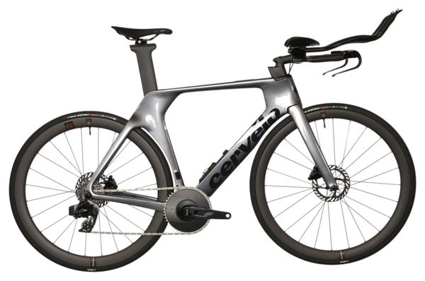 Cervélo P-Series triatlonfiets met Sram Rival AXS 12V, 700 mm, grijs