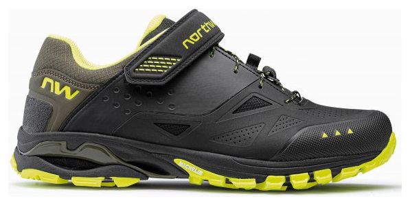 Northwave Spider 3 Shoes Black Yellow Fluo