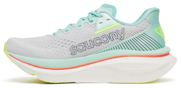 Saucony Endorphin Azura Women's Running Shoes in White/Yellow/Blue