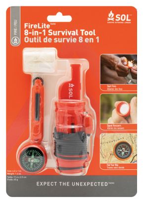 8-in-1 SOL Fire Lite Survival Tool