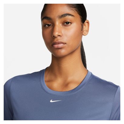 Nike Dri-Fit One Damen Kurzarm-Trikot Blau