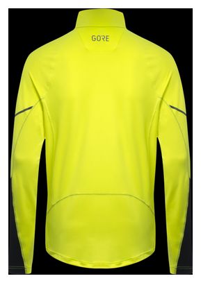 Gore Wear M Mid Zip Long Sleeve Jersey Fluorescent Yellow/Black