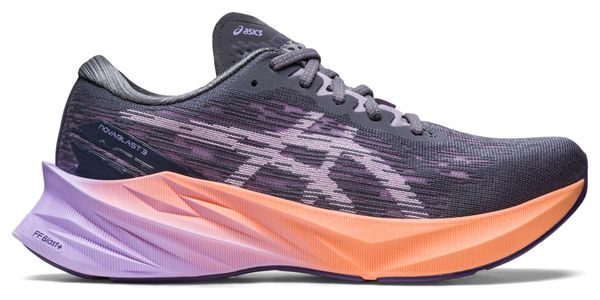 Chaussures de Running Asics Novablast 3 Violet Orange Femme