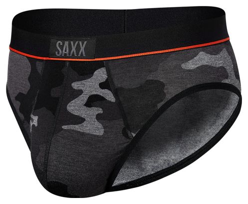 Slip Saxx Ultra Super Soft Brief Fly Camouflage Black