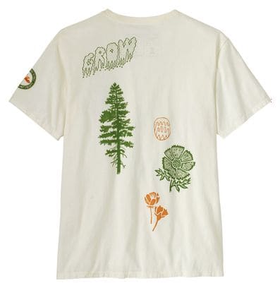 T-Shirt Unisexe Patagonia Pyrophytes Organic Blanc