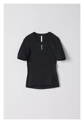 Maap Camiseta interior térmica de manga corta para mujer Negro