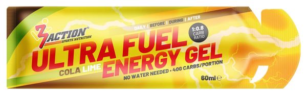 Ultra Fuel Energy Gel Cola - Boîte 15 gels énergétiques