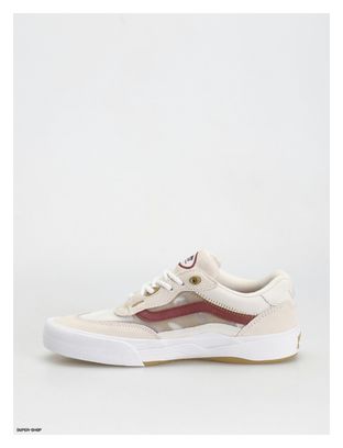 Chaussures Vans Skate Wayvee Leather Blanc / Rouge