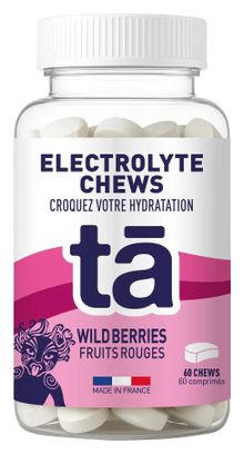 Ta Energy Red Berries Electrolyte Chews - 60 Chews