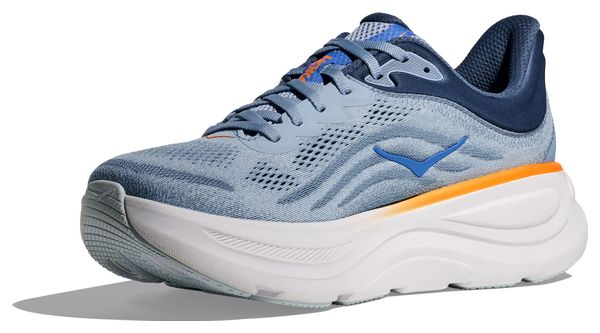 Hoka Bondi 9 Scarpe da corsa Blu/Arancione Uomo