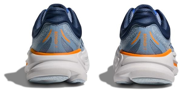 Hoka Bondi 9 Scarpe da corsa Blu/Arancione Uomo