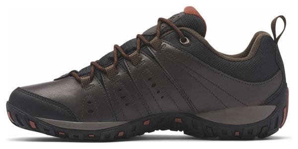Columbia Woodburn II Waterproof Bruin Heren wandelschoenen