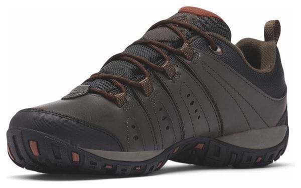 Columbia Woodburn II Waterproof Bruin Heren wandelschoenen