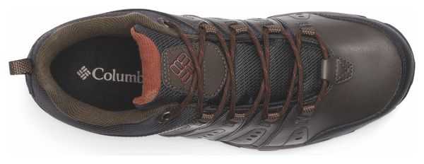Columbia Woodburn II Waterproof Bruin Heren wandelschoenen