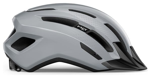 Met Downtown Glossy Gray 2021 Helmet