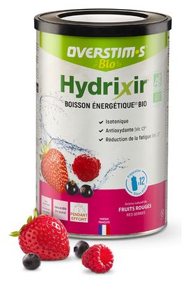 Overstims Hydrixir Bio Energiedrank Rode Vruchten 500g