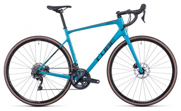 Cube Attain GTC SL Road Bike Shimano Ultegra 11S 700 mm Teal Metal Blue 2022