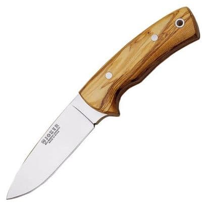 Couteau de survie Joker Corzo CO25-couteau d'extérieur à lame fixe-bois d'olivier