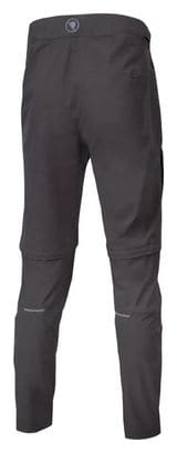 Pantalones convertibles con cremallera Endura GV500 Negro