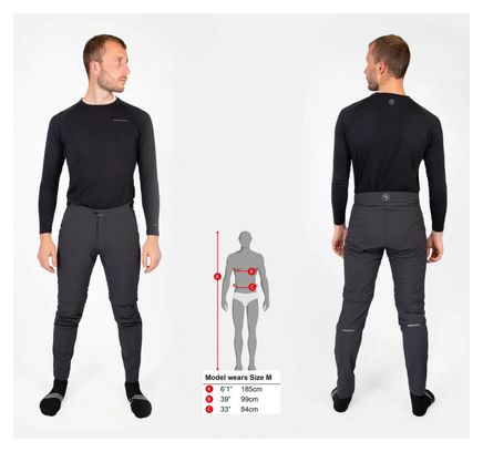 Convertible Zipper Hose Endura GV500 Schwarz