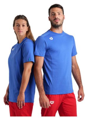 Arena Unisex Team Panel T-Shirt Royalblau