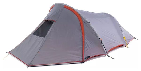 Forclaz Trek 900 Ultraleichtes 3-Personen-Zelt Grau Orange
