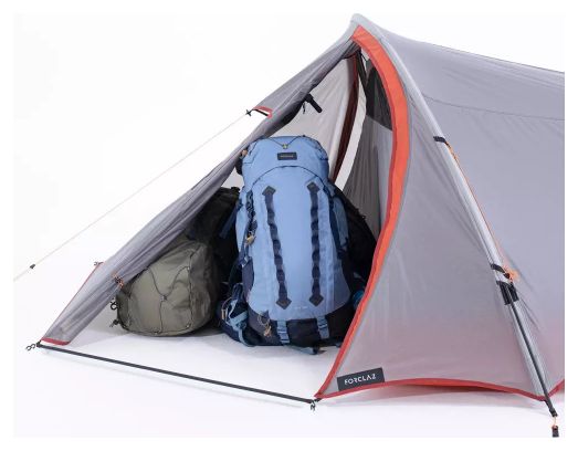Forclaz Trek 900 Ultraleichtes 3-Personen-Zelt Grau Orange