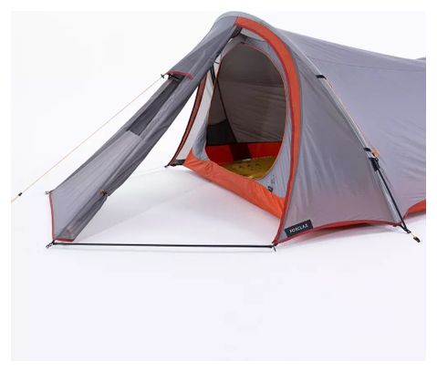 Forclaz Trek 900 Ultraleichtes 3-Personen-Zelt Grau Orange