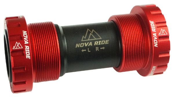 Boitier de pédalier Nova Ride BSA Rouge