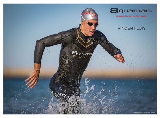 Traje de neopreno Aquaman Cell Gold para hombre