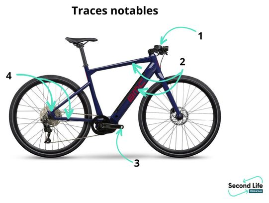 Produit Reconditionné - Vélo Fitness Électrique BMC Alpenchallenge AMP AL One Shimano Deore 11V 625 Wh 700 mm Bleu Ultramarine 2022