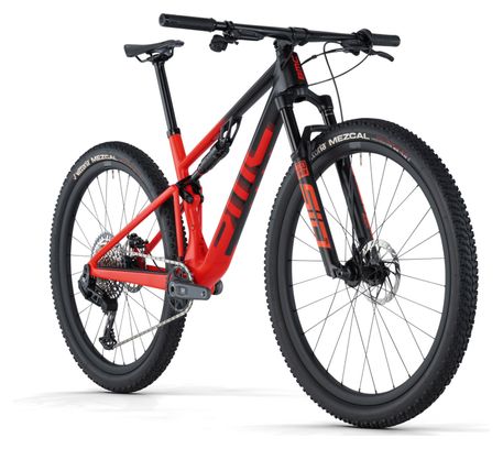 BMC Fourstroke 01 Twee Volledig geveerde MTB Sram GX Eagle AXS 12S 29'' Rood Koolstof Zwart 2024