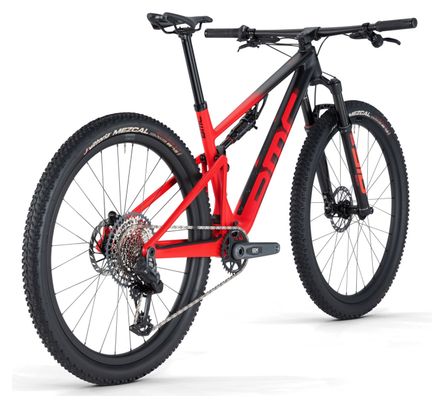 BMC Fourstroke 01 Twee Volledig geveerde MTB Sram GX Eagle AXS 12S 29'' Rood Koolstof Zwart 2024