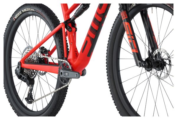 BMC Fourstroke 01 Dos MTB con suspensión total Sram GX Eagle AXS 12S 29'' Rojo Carbono Negro 2024